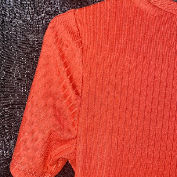 Rust slit dress 👗 - Picture 4 of 7